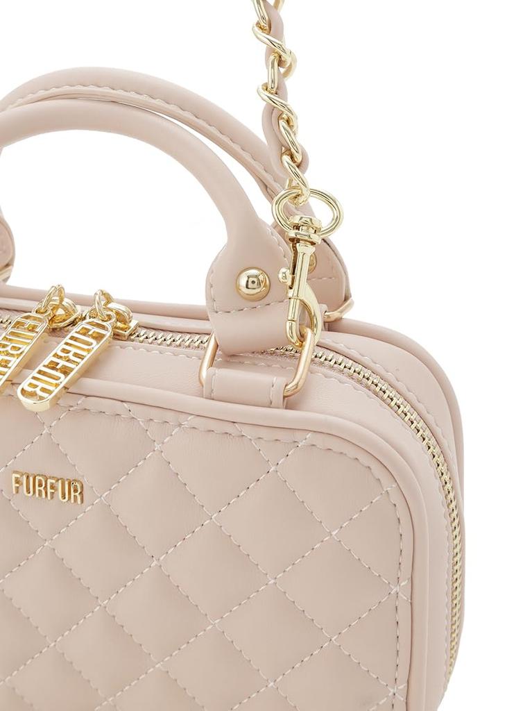 Furfur Quilted Phone Holder RWGB254508 Pink F Women's