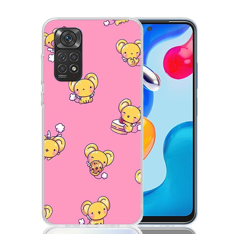 Cardcaptor Sakura Cute Magical Girl Phone Case For Xiaomi Redmi Note 13 14 15 Pro Plus 12S 12 14S 11S 11E 10 10S 11 11T 5G 4G Co