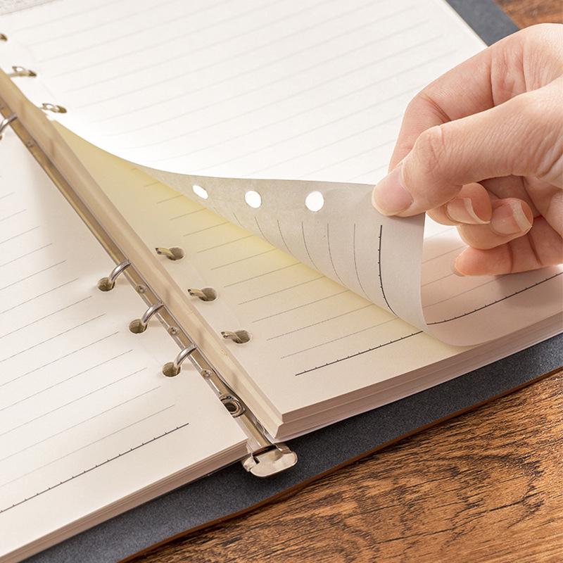 Portable A5 Business Notepad Gift Set with B5 Loose-leaf Minutes Book