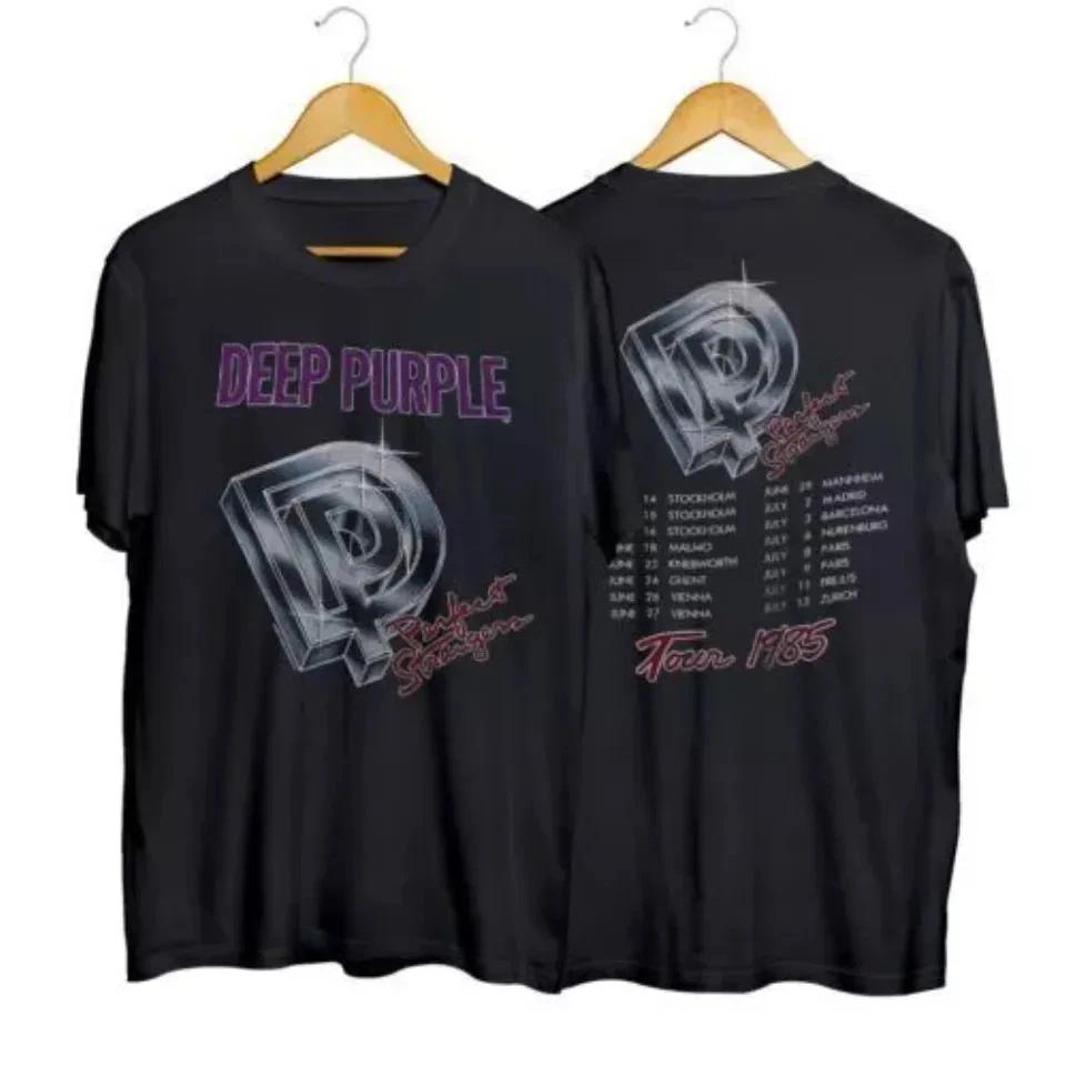 1985 Deep Purple Perfect Strangers European Tour T-T-Shirt Unisex Cotton S