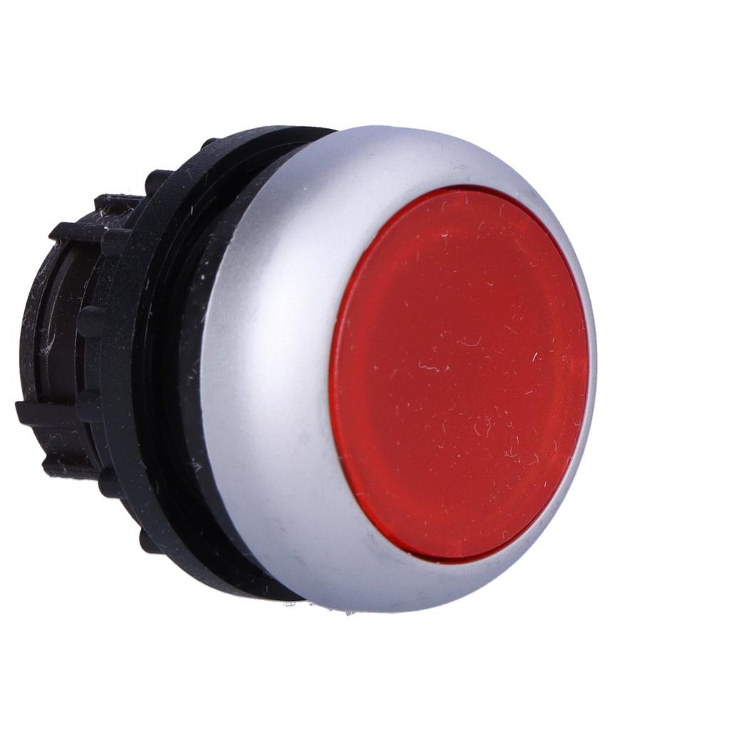 M22-DRL-R drive, illuminated flat red button, non-return