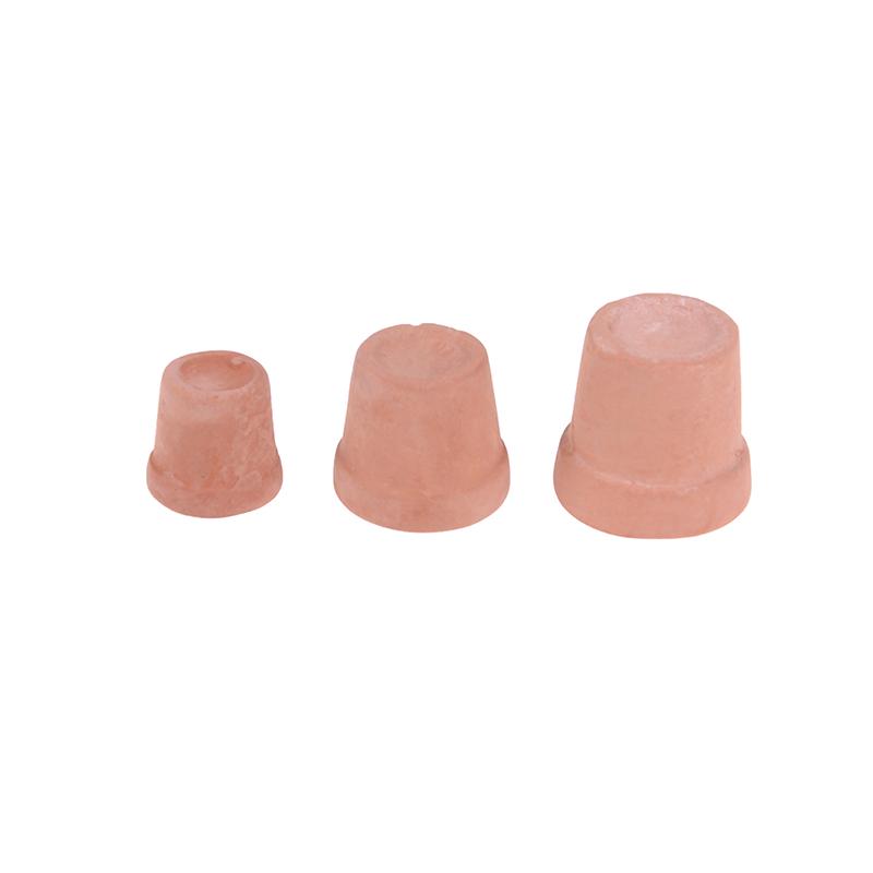 12 Pcs Dollhouse 1:12 Miniature Flower Pot Handmade Red Clay Pot Garden Home
