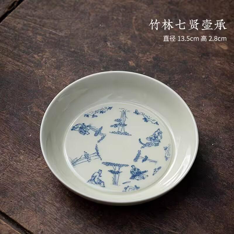 

Ретро Синий и Белый Чайный Набор, Чашка Куайкэ, Пиала Гунфу с Крышкой, Заварочный Чайник, Портативный Хранение Чайных Чашек, Дорожный Маленький Набор, Подарки.