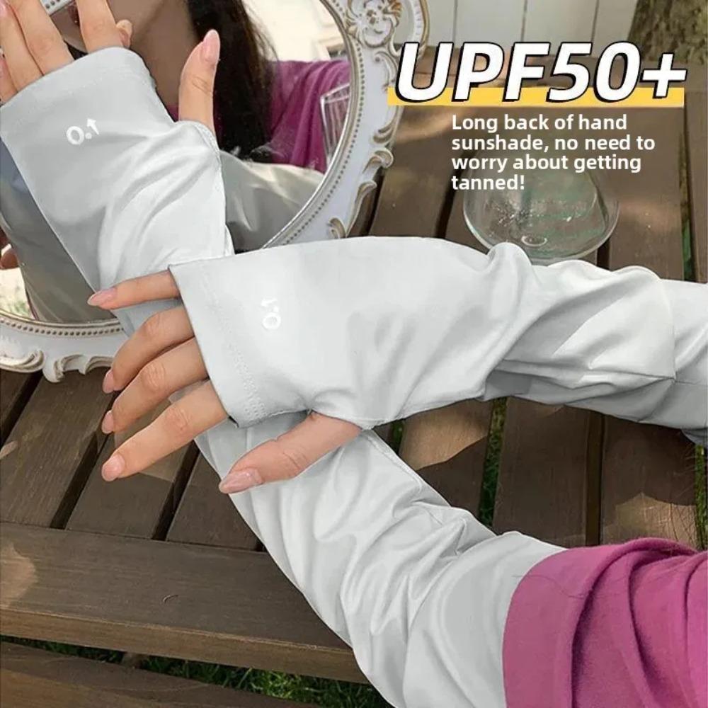 New Ice Silk Loose Sleeves Sun Protection Comfortable Arm Protection Sleeves Breathable Sleeve Covers Women Men