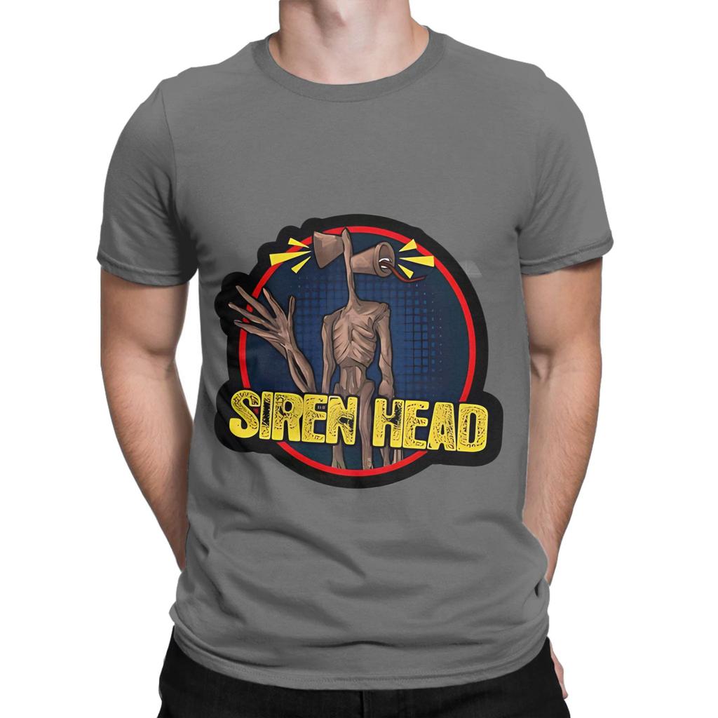 Serin Head Meme Novelty Graphic 100 Cotton TShirt Siren Head Tees Tops For Unisex