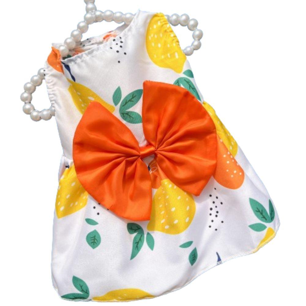 Cute Cat Dog Dress XS-XXL Pet Skirt Breathable Puppy Princess Skirt  Spring Summer