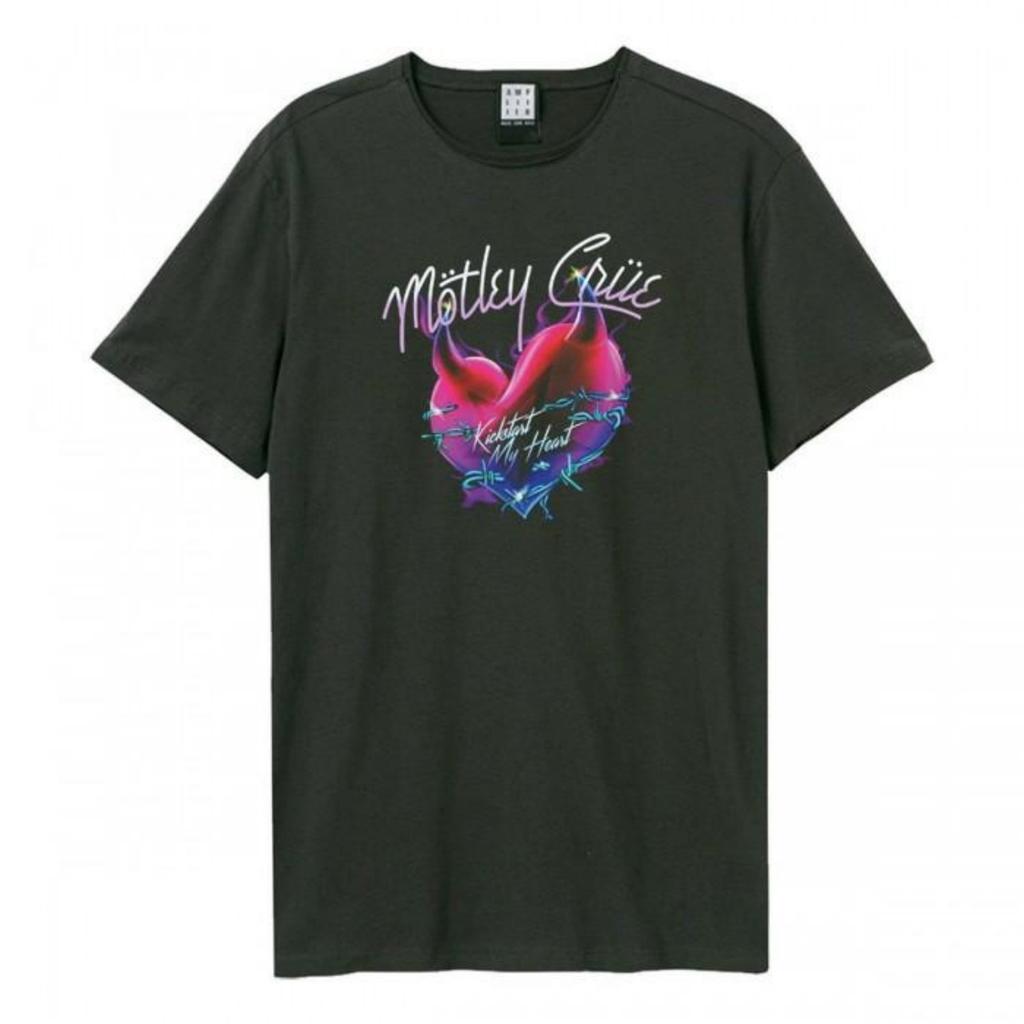 Amplified Unisex Adult Kickstart My Heart Motley Crue T-Shirt