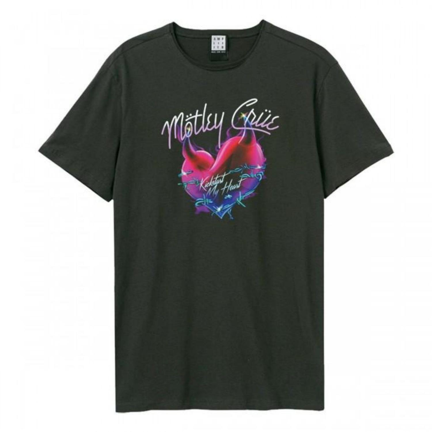 Amplified Unisex Adult Kickstart My Heart Motley Crue T-Shirt S разноцветный
