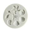 Sea Life Conch Starfish Shell Safe Cake Silicone Mold DIY Chocolate Mold