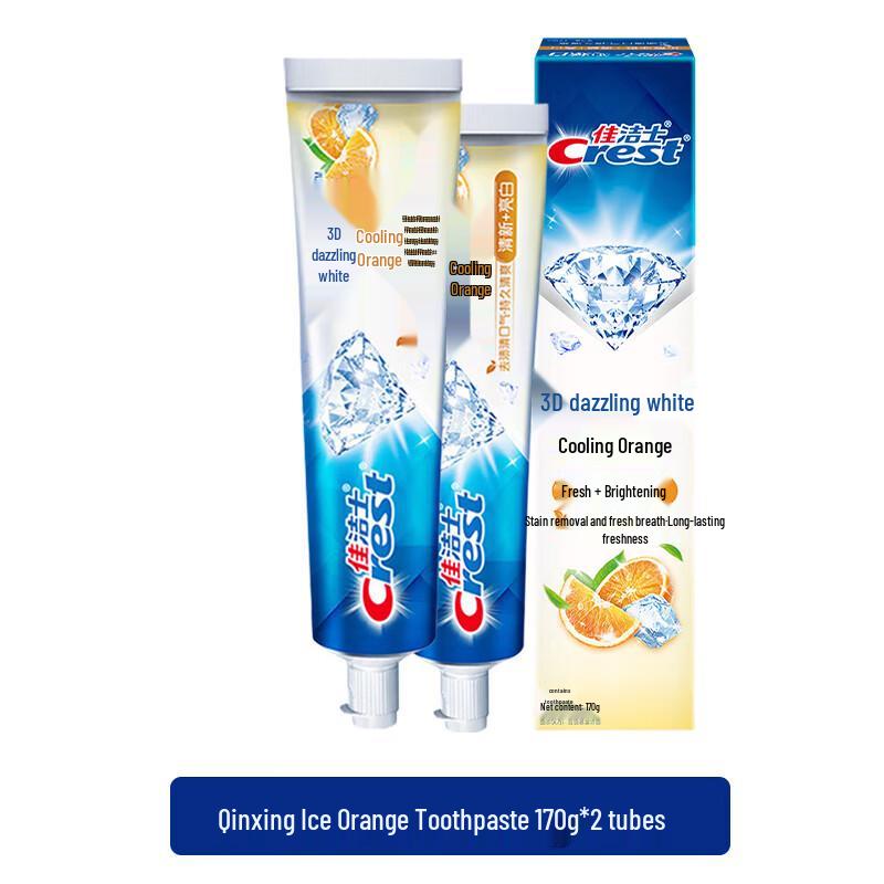 Crest 3D White Refreshing Icy Orange Toothpaste