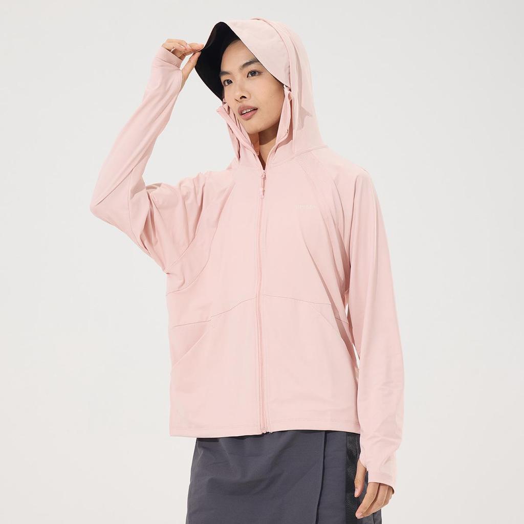 Jiao Xia Eisseide Damen Sonnenschutzkleidung: Atmungsaktiv, UV-blockierend, Schnelltrocknend, Kühlend mit großer Krempe für den Sommer.