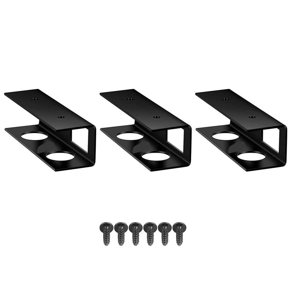 3 szt. Uchwyt na laptop pod biurko Organizery oszczędzające miejsce Stojak Wygodny do laptopów, tabletów, klawiatur i innych do użytku