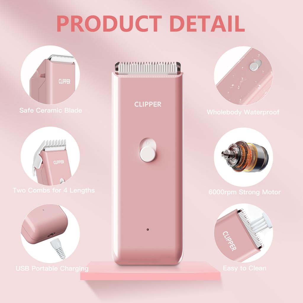 Dog Hair Clipper Pet Grooming Tools Set Professional Electric Pet Hair Trimmer Cordless Rechargeable Dog Cat Puppy Shaver