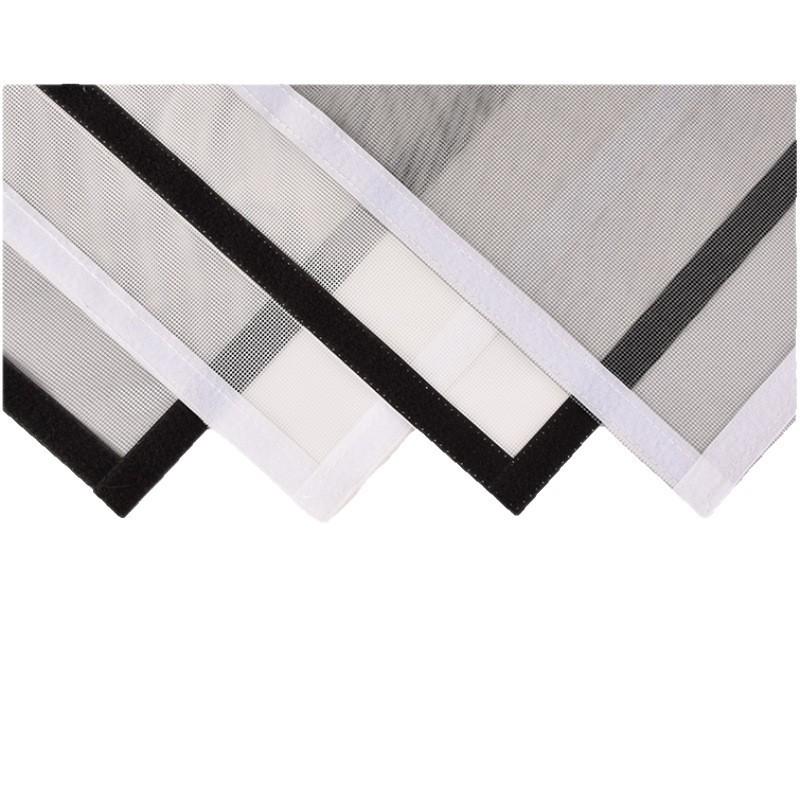 Fiberglass Mosquito Net: Transparent, Breathable, No-Drill Installation, Custom Size, 17-Mesh Window Screen for Home.