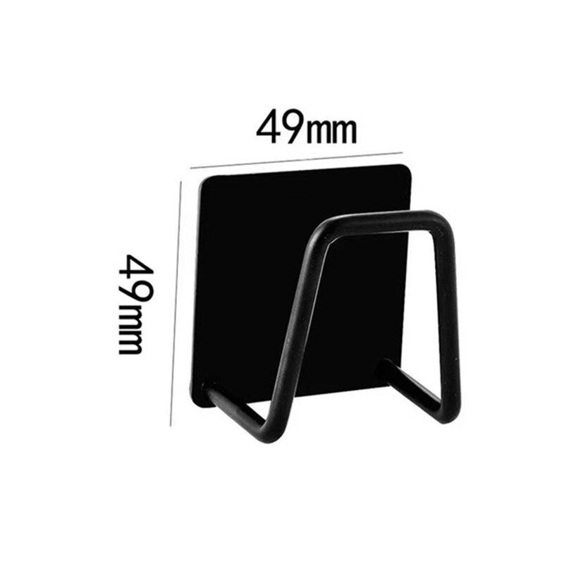 Kitchen Accessories Punch Free Sponges Holder Storage Hook Shelf Bathroom Stainless Steel Storage Holder Bathroom Accessories