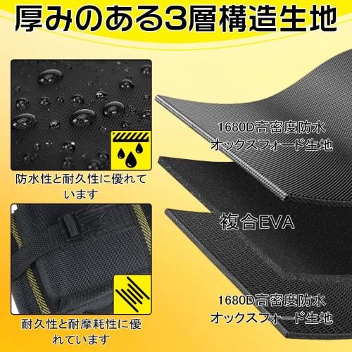 Electrician's Waist Pouch, Nail Pouch, Power Drill Tool Pouch with Detachable Tool Holder and 360 Rotating Hook, Double-Layer 1680D Oxford Cloth, Wat