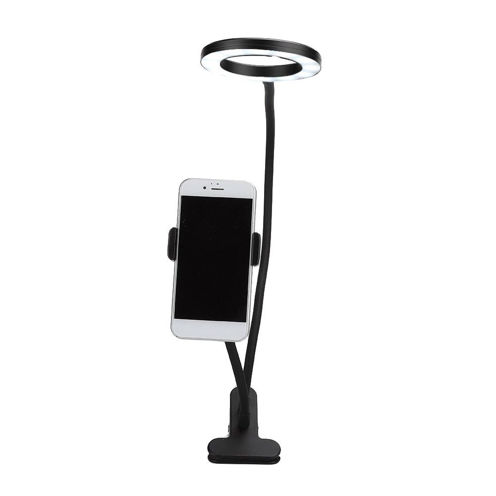 Adjustable Tattoo Desk Light Flexible Makeup Microblading Clip On LED Ring Light