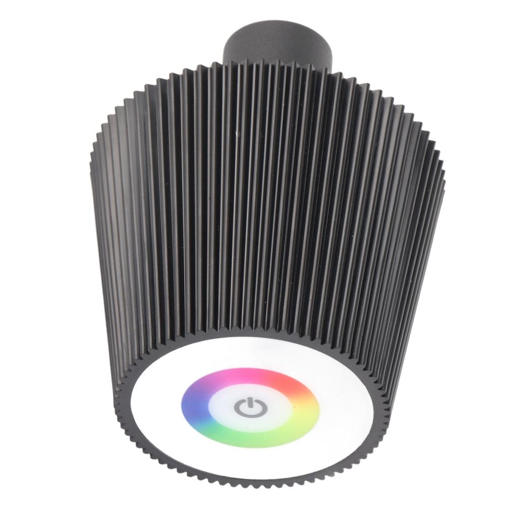 LED Bottle Lamp Pleated IP54 Waterproof 4 Light Modes Breathing Colors 2000mAh Cordless Night Light