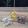 Lucky Feng Shui Chinesischer Drache Kreativer Mini-Retro-Räucherstäbchenhalter Haushalt Innenlinie Räuchergefäß Wohnkultur Handwerk