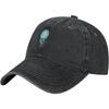 Quallen Grafik Gewaschene Baseballkappe Baumwolle Verstellbar Outdoor Lässig Golfkappen Unisex