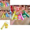 Cute Raincoat Blush Duck Keychain Silicone Figurine Car Accessory Gift For Friends