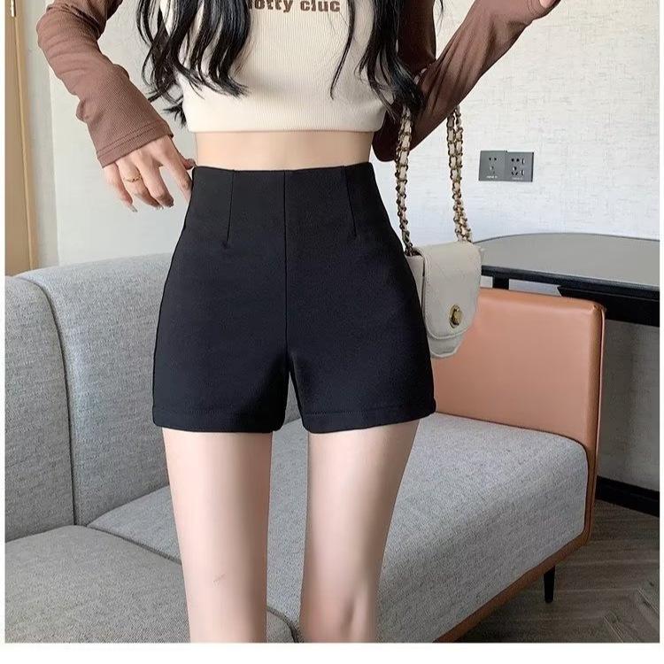 

Petite Women s High Waist A-Line Skort with Tummy Control L чёрный
