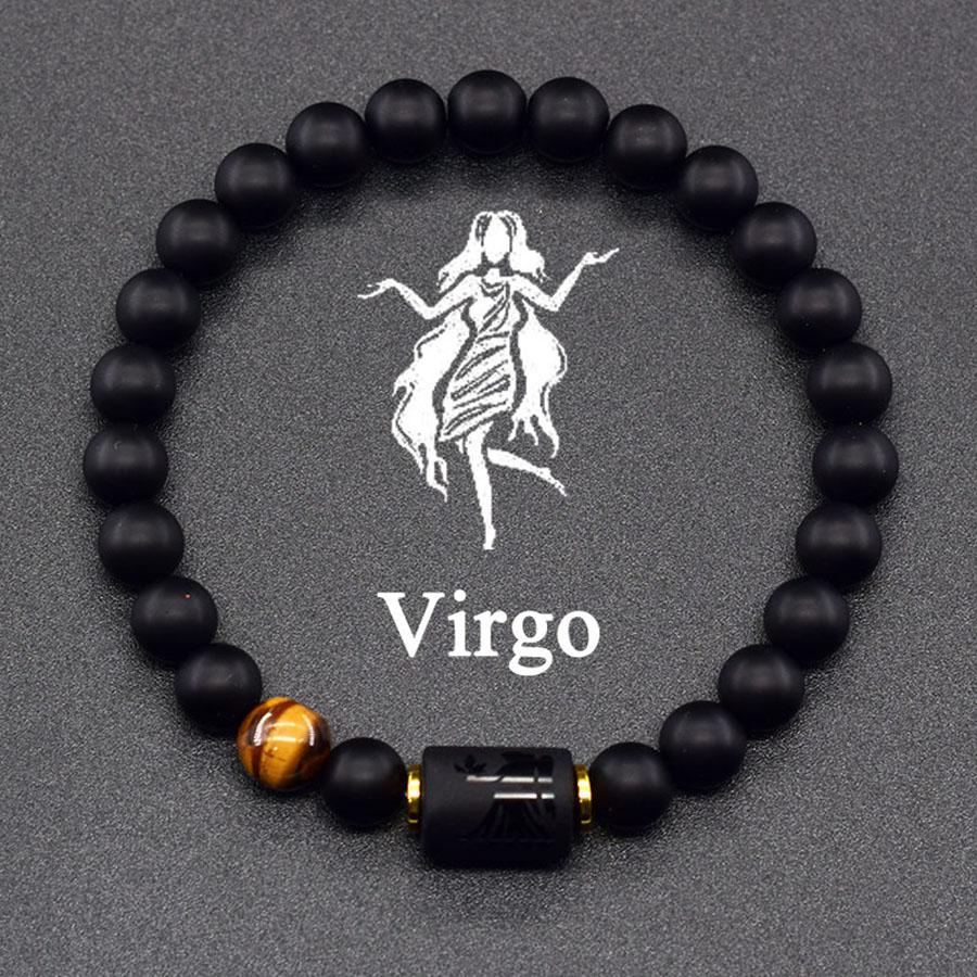 12 Sterrenbeeld Armband Heren Constellatie Armband voor Mannen Ram Maagd Leeuw Weegschaal Bedel Bangle Dames Vriendschap Sieraden om de Hand