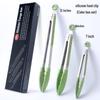 Cross-Border Stainless Steel & Silicone BBQ Grilling Tongs Set – 7", 9", 12"