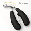 Curved Nail Clippers with Large Opening Three Times Anti-splash Storage Nail Clippers for the Elderly Thick Toenails Heavy Duty