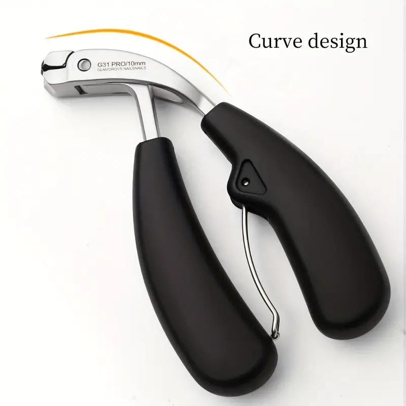 Curved Nail Clippers with Large Opening Three Times Anti-splash Storage Nail Clippers for the Elderly Thick Toenails Heavy Duty