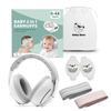 Cuffie Antirumore Bambini cuffie antirumore neonato WENZYLIQUOX : Protezione acustica Confortevole e regolabile Certificato CE