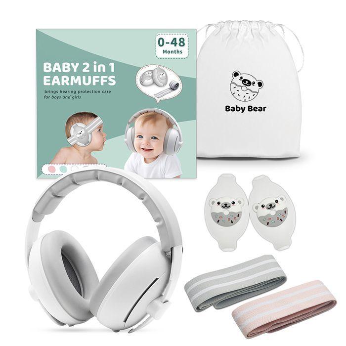 Noise Cancelling Headphones for Kids Baby Noise Cancelling Headphones WENZYLIQUOX : Comfortable and Adjustable Hearing Protection CE Certified