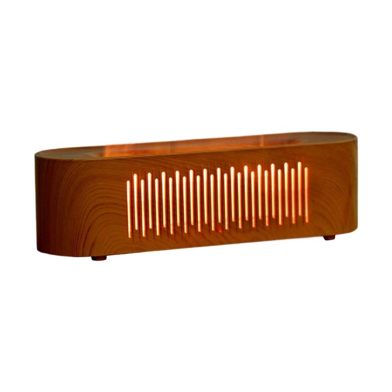 Simulated Flame Cool Misting Humidifier with 6 Color Light Flame Air Diffuser Humidifier Air Humidifier for Home Bedroom