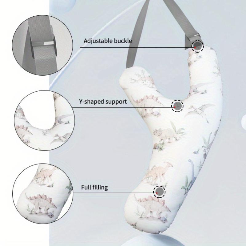 Gyerek autósülés nyakpárna Y alakú Biztonsági öv Állítható vállpárna Aranyos dizájn Hosszú út Vonat Repülőgép Poliészter 1 csomag