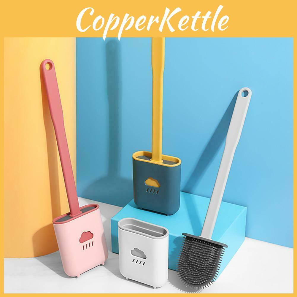 Creative Cleaning Brush Set Featuring Flexible Silicone Design And Washable Holder Base