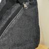 Brusttasche Damen Umhängetasche Leichte Jeans Umhängetasche