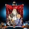 1pc Castlevania Lady Crew Blanket, Home Printed Throw Blanket - Soft Blanket Gift for Family, Washable Sofa Bed Blanket