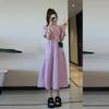 Summer Women's Slimming Waist High Sense French Dress