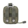 Compact Foldable Bottle Holder Case Storage Bag With Elastic Strap Detailing For Secure Belt