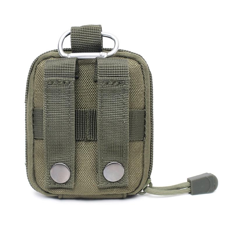 Compact Foldable Bottle Holder Case Storage Bag With Elastic Strap Detailing For Secure Belt