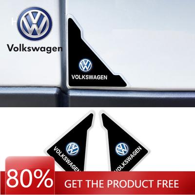Für VOLKSWAGEN VW 2 Stück Auto Tür Eckenschutz Aufkleber Auto Styling Für Volkswagen VW GTI Golf 4 5 6 Passat B6 Jetta T