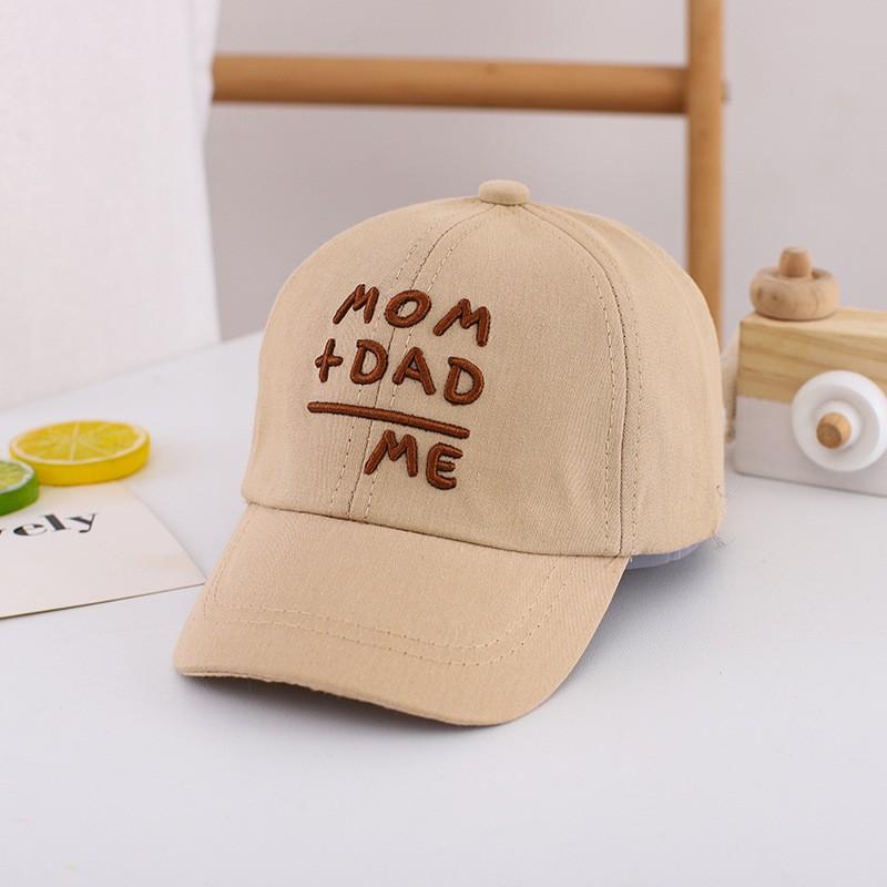 Infant And Toddler Letter Embroidery Baby Baseball Cap Outdoor Travel Sun Hat