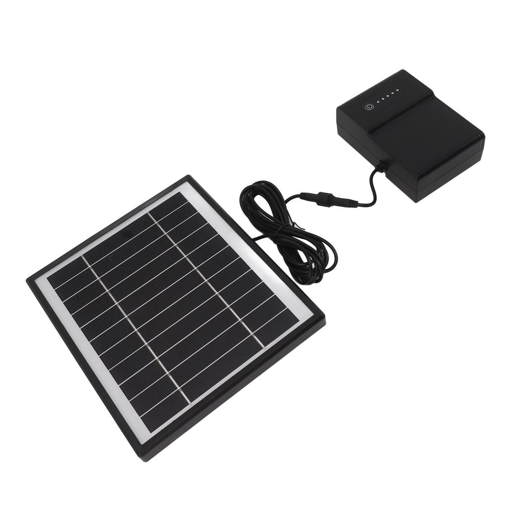 Split Type Air Pump Oxygenator Dual Air Hole DC Solar Powered Air Pump Kit for Indoor Water Tank