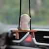 Car Hanging Ornament Swing Astronaut, Cute Car Pendant Mirror Accessories for Car Interior Ornaments,Pendant