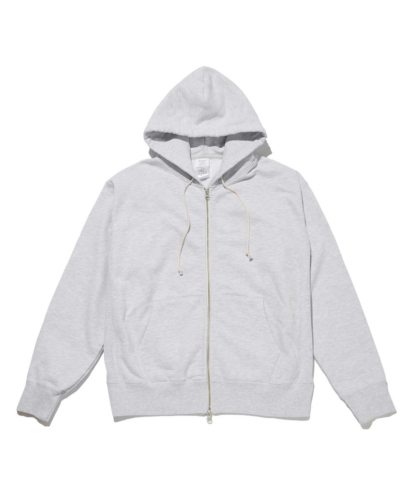 Bruman Cotton Zip-Up Hoodie (Heather Gray 1%)