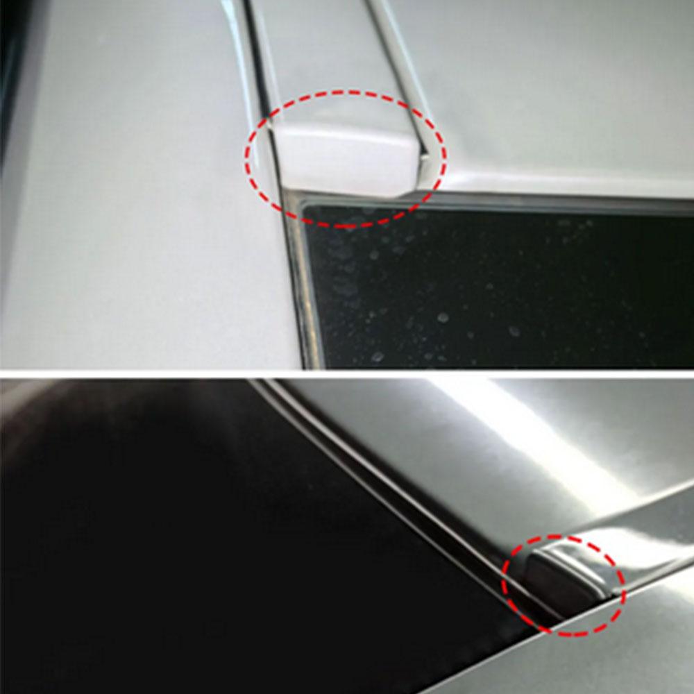 LH+RH Roof Rail Molding Trim Hole Plug End Cover For BMW 5 Series G30 2016-2022