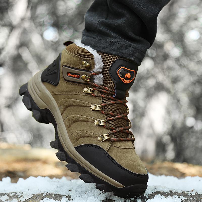 Мужские брендовые зимние ботинки для снега — фото 13