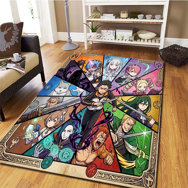 Re Zero Carpet Rug For Living Room Bedroom Home Sofa Decoration Kids Play Nonslip Floor Mat
