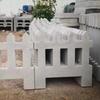 Decorative Flower Bed Fence Concrete Mold 48x46x4cm