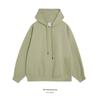 Unisex Drop Shoulder Solid Color Hoodie Pullover - Spring & Autumn Long Sleeve Sweatshirt